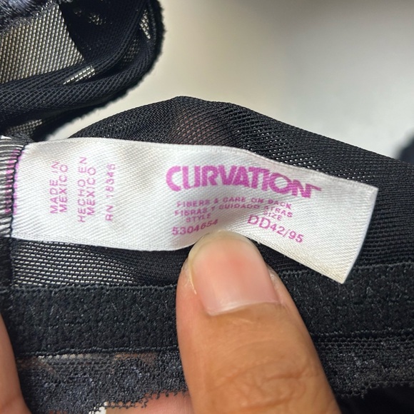Curvation Underwired Bra Women’s Size 42DD/95 comfortable Lightweight - Picture 9 of 10